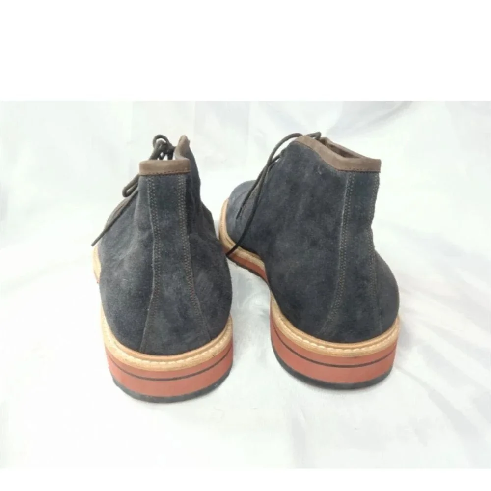 Profuomo  Chukka Boots Men's Size 10, Brown Suede Made In Italy